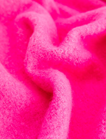 Yumuşak Dokulu Püsküllü Uzun Atkı