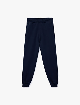 Yüksek Bel Rahat Kalıp Cepli Jogger Eşofman Altı