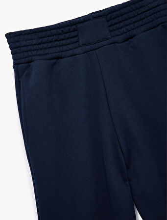 Yüksek Bel Rahat Kalıp Cepli Jogger Eşofman Altı