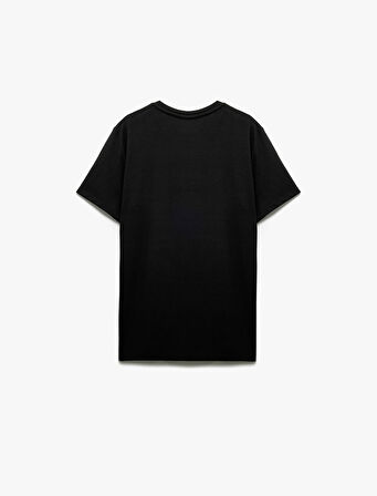 Kısa Kollu Bisiklet Yaka Basic Slim Fit Tişört