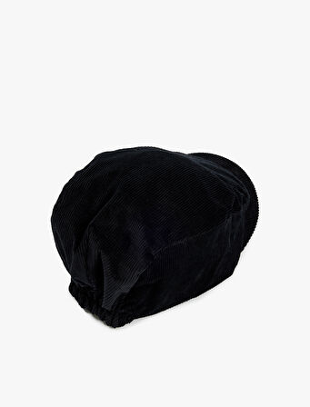 Pamuklu Fitilli Kadife Kasket Şapka