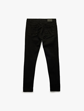 Normal Bel Cepli Pamuklu Skinny Fit Jean Pantolon - Michael Jean
