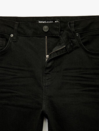 Normal Bel Cepli Pamuklu Skinny Fit Jean Pantolon - Michael Jean