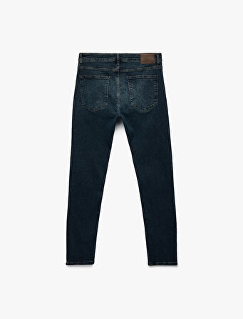 Normal Bel Pamuklu Slim Fit Jean Pantolon - Brad Jean