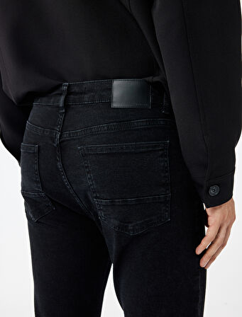Normal Bel Pamuklu Skinny Fit Jean Pantolon - Michael Jean