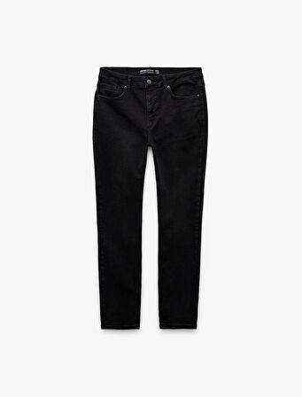 Normal Bel Pamuklu Skinny Fit Jean Pantolon - Michael Jean