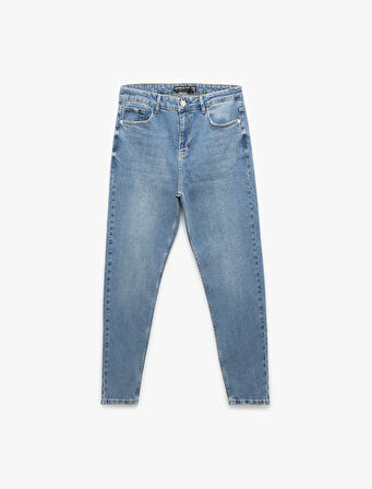 Pamuklu Normal Bel Tapered Fit Jean Pantolon - Joe Jean