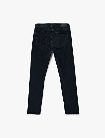 Cepli Straight Fit Düz Paça Jean Pantolon - Straight Fit Mark Jeans