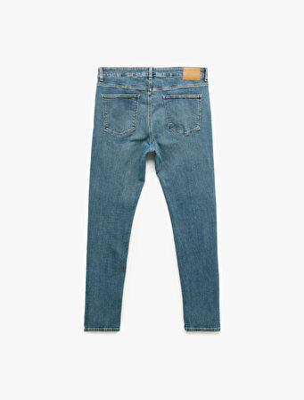 Pamuklu Normal Bel Super Skinny Fit Jean Pantolon - Justin Jean