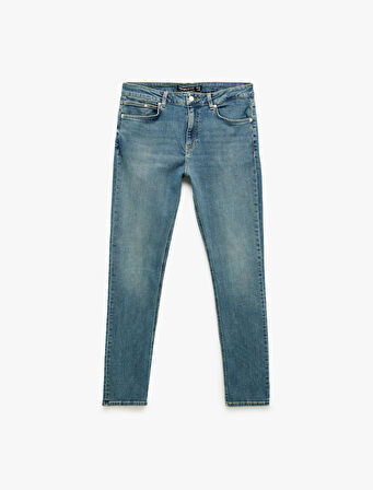 Pamuklu Normal Bel Super Skinny Fit Jean Pantolon - Justin Jean