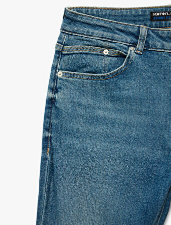 Pamuklu Normal Bel Skinny Fit Jean Pantolon - Michael Jean