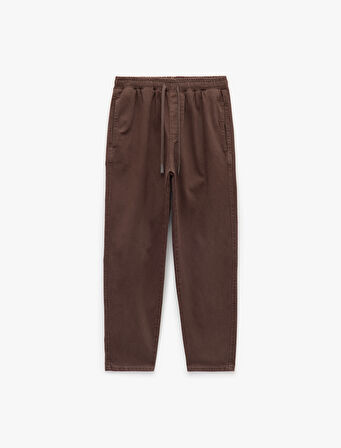 Cep Detaylı Pamuklu Straight Fit Beli Bağcıklı Gabardin Pantolon