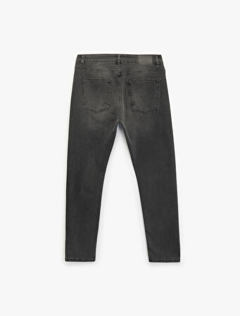 Normal Bel Pamuklu Straight Fit Jean Pantolon - Mark Jean