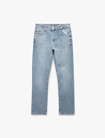 Normal Bel Straight Fit Jean Pantolon - Mark Jean