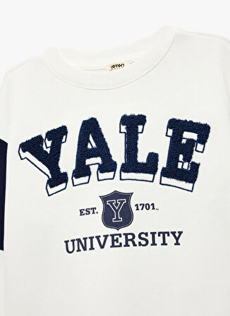 Koton Baskılı Erkek Çocuk Beyaz Sweatshırt 6WKB10027TK