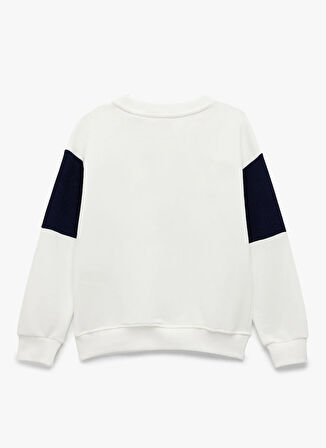 Koton Baskılı Erkek Çocuk Beyaz Sweatshırt 6WKB10027TK