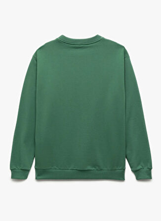 Koton Baskılı Erkek Çocuk Yeşil Sweatshırt 6WKB10175TK