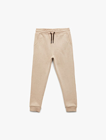 Şardonlu Cepli Basic Jogger Eşofman Altı