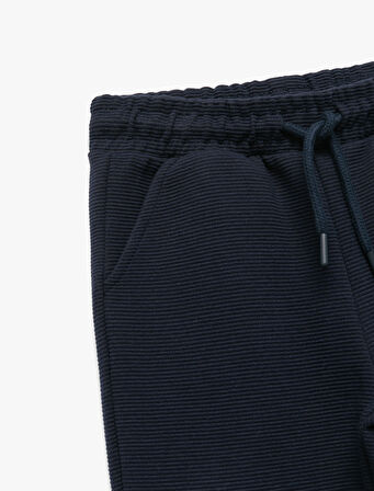 Cepli Beli Bağcıklı Basic Jogger Eşofman Altı