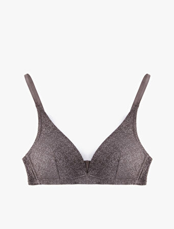 Rahat Kalıp Balensiz Dantelli Soft Bralet Sütyen