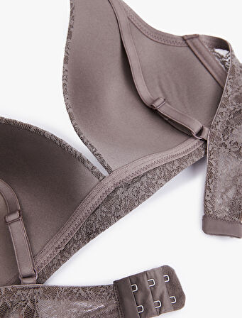 Rahat Kalıp Balensiz Dantelli Soft Bralet Sütyen