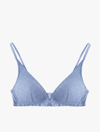 Rahat Kalıp Balensiz Dantelli Soft Bralet Sütyen