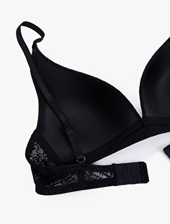 Rahat Kalıp Balensiz Dantelli Soft Bralet Sütyen