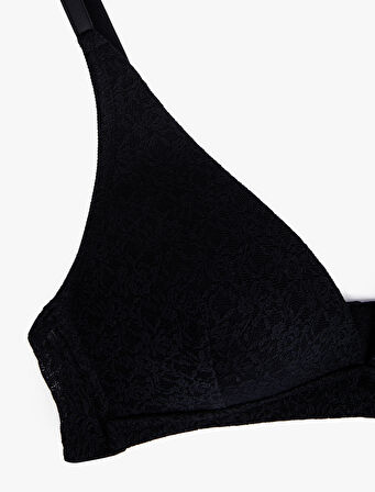 Rahat Kalıp Balensiz Dantelli Soft Bralet Sütyen