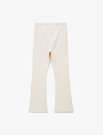 Rahat Kalıp Bağlama Detaylı Pamuk Karışımlı  Pijama Alt