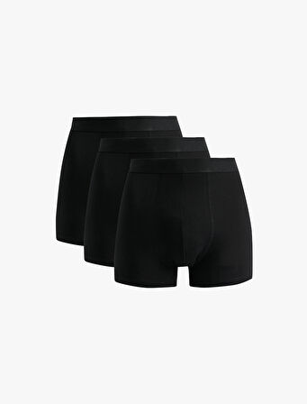Pamuklu Basic 3'lü Boxer Seti