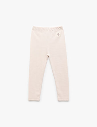 Pamuklu Beli Lastikli Kaşkorse Basic Uzun Tayt