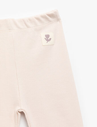 Pamuklu Beli Lastikli Kaşkorse Basic Uzun Tayt