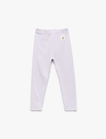 Pamuklu Beli Lastikli Kaşkorse Basic Uzun Tayt