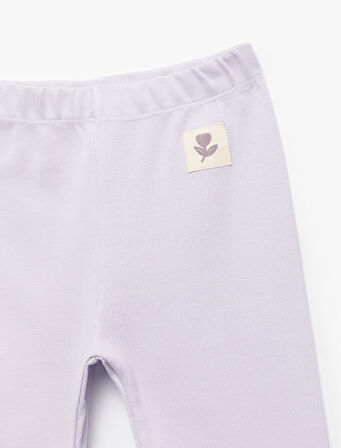 Pamuklu Beli Lastikli Kaşkorse Basic Uzun Tayt