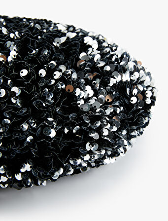 Pullu Payetli Ressam Şapka