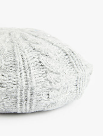 Örgü Detaylı Bere