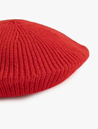 Örgü Detaylı Ressam Şapka