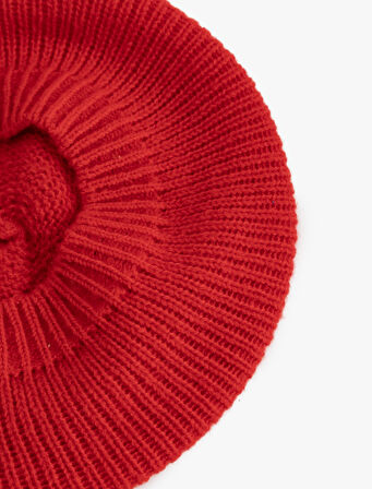 Örgü Detaylı Ressam Şapka