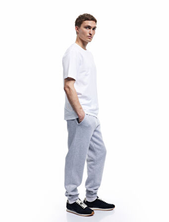 Cep Detaylı Beli Bağcıklı Şardonlu Jogger Spor Eşofman Altı
