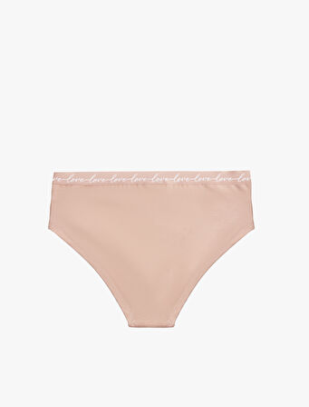 Pamuklu Rahat Kalıp Baskı Detaylı Hipster Külot