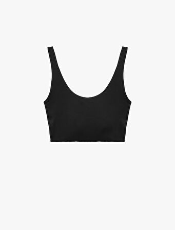 Slim Fit Kolsuz U Yaka Sporcu Sütyeni