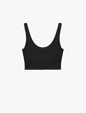 Slim Fit Kolsuz U Yaka Sporcu Sütyeni