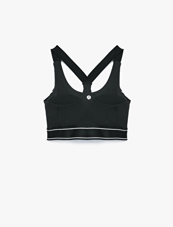 Slim Fit Kolsuz U Yaka Sporcu Sütyeni