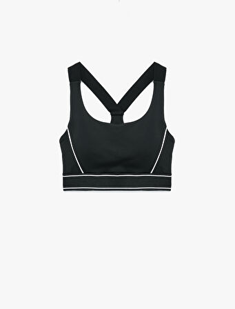 Slim Fit Kolsuz U Yaka Sporcu Sütyeni