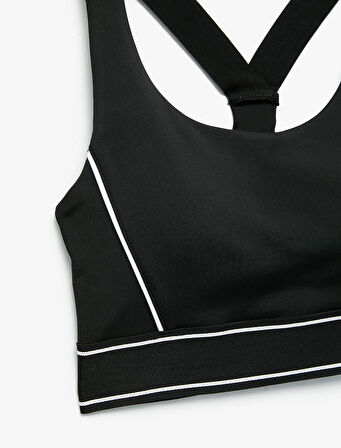 Slim Fit Kolsuz U Yaka Sporcu Sütyeni