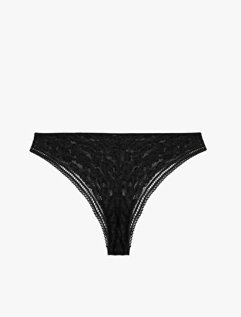 Rahat Kalıp Dantelli Brazilian Külot