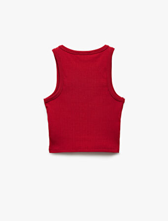 Kolsuz Bisiklet Yaka Slim Fit Kaşkorse Basic Atlet