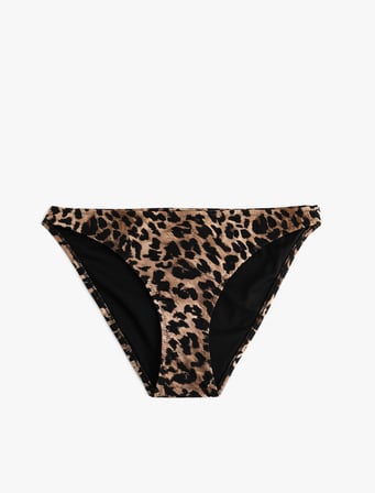 Leopar Desenli Bikini Altı