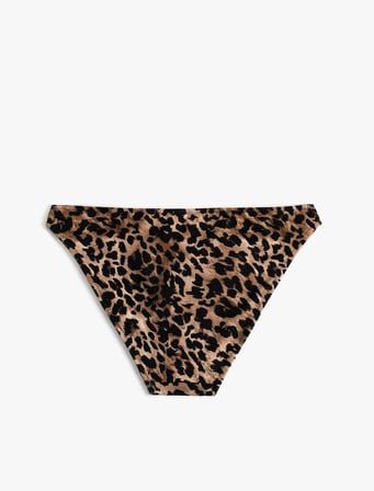 Leopar Desenli Bikini Altı