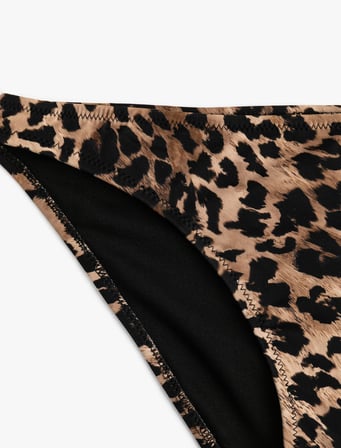 Leopar Desenli Bikini Altı
